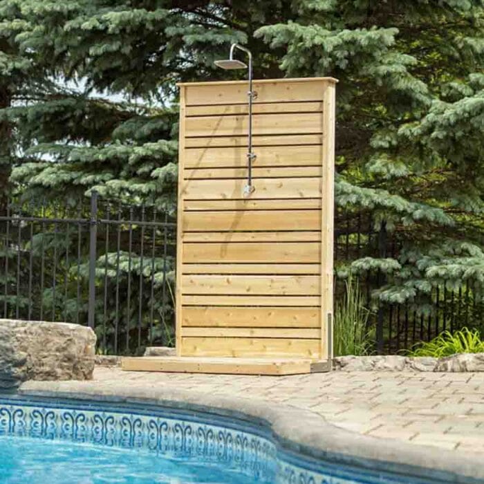 Outdoor Shower Kit | Savannah Model | Canadian Timber Cedar Outdoor Shower - Image 4