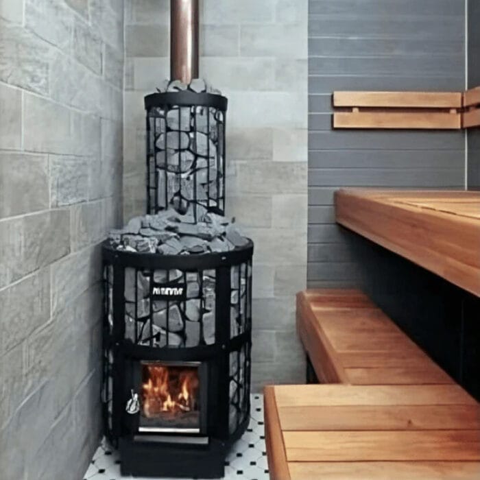 wood stove for sauna