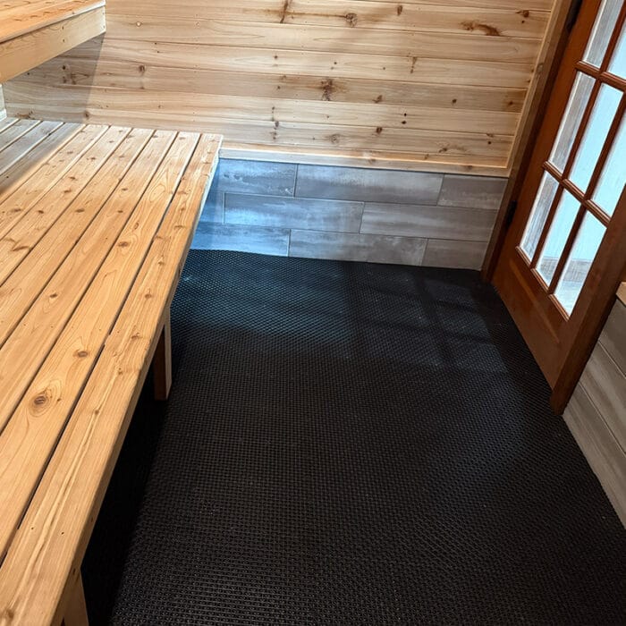 flooring for sauna