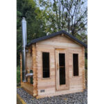 6 Person Outdoor Cabin Sauna | Canadian Timber Collection | 390 cu. ft - Image 17