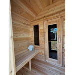 6 Person Cabin Sauna Outdoor with Changing Room | Canadian Timber Collection | 390 cu. ft - Image 21