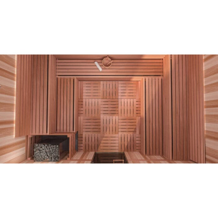 cedar sauna flooring