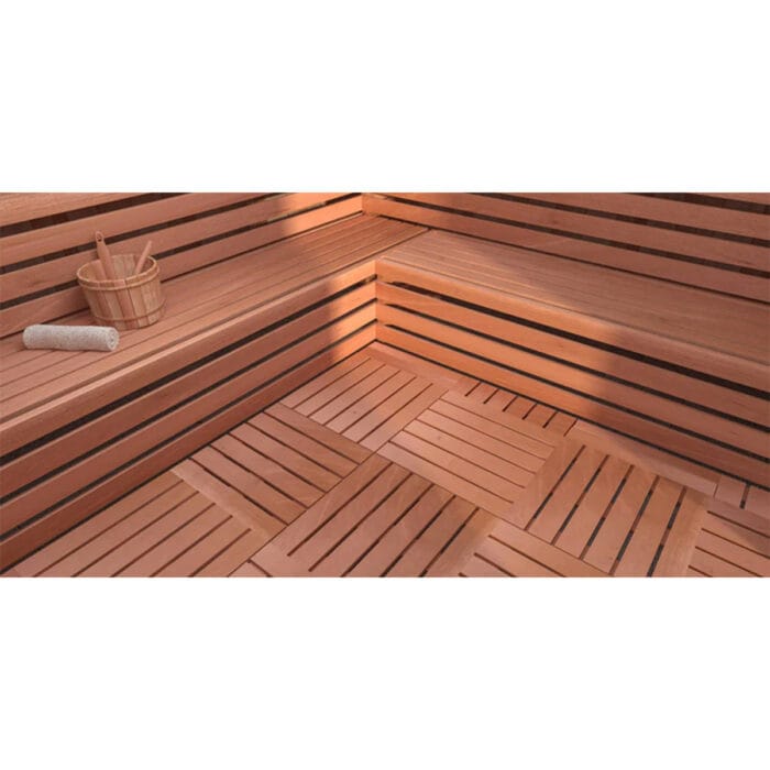 non-slip sauna flooring