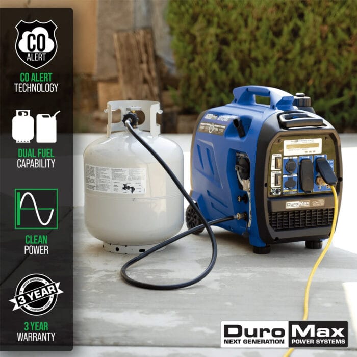 2,300 Watt Portable Invertor Generator | Dual Fuel Inverter w/ CO Alert - Image 2