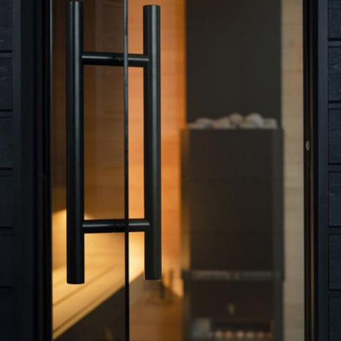 luxury outdoor sauna