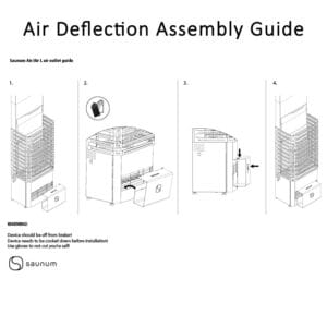 User enjoying a balanced sauna session with the Saunum AirSolo 70 in the background.