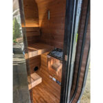 2 Person Outdoor Home Sauna Kit | SaunaLife Mini Cube Sauna | 4.5 x 4.25' | 98 cu. ft - Image 13