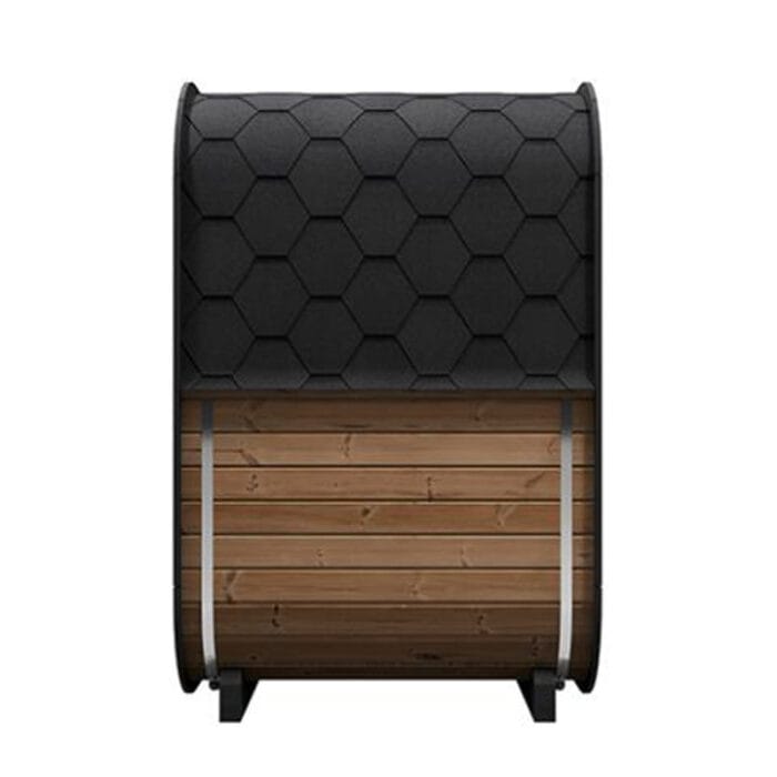 Side profile of SaunaLife CL3G showcasing airflow-friendly construction