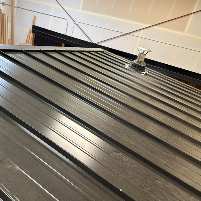 Silver Star installed next to a garden for a natural outdoor spa vibe