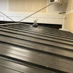 Interior lighting and heater setup shown from rear bench view