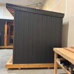 Detailed photo of exterior wood grain and eco-friendly oil finish