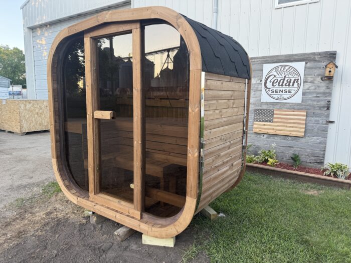 2–3 Person ThermoWood® Sauna | MW12 Outdoor Cube Sauna Kit | 125 cu. ft. - Image 21