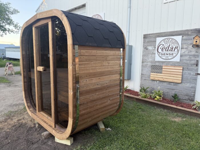 2–3 Person ThermoWood® Sauna | MW12 Outdoor Cube Sauna Kit | 125 cu. ft. - Image 22