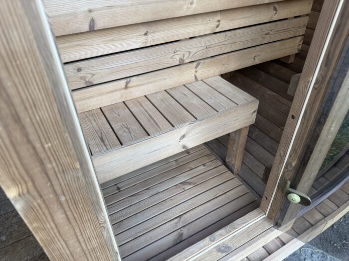2–3 Person ThermoWood® Sauna | MW12 Outdoor Cube Sauna Kit | 125 cu. ft. - Image 27