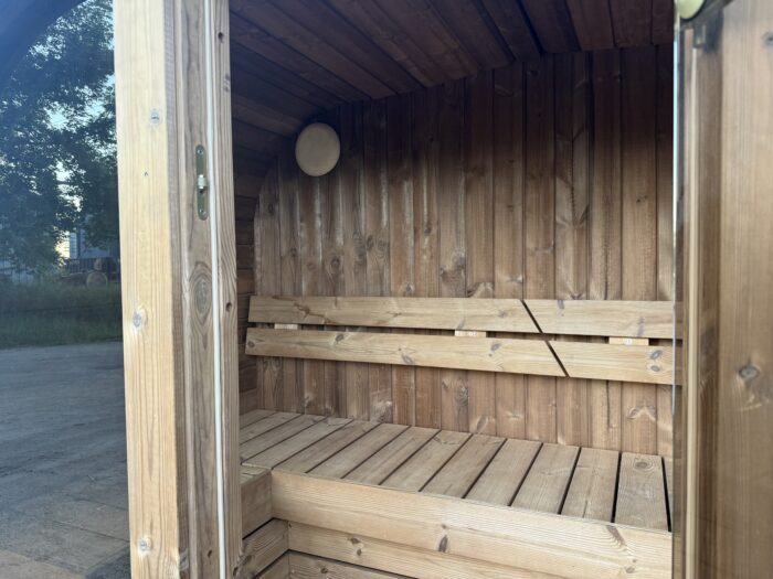 2–3 Person ThermoWood® Sauna | MW12 Outdoor Cube Sauna Kit | 125 cu. ft. - Image 28