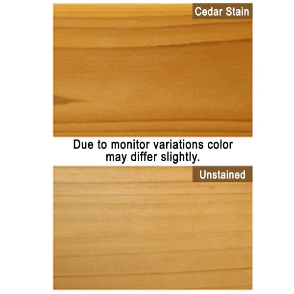 cedar stain