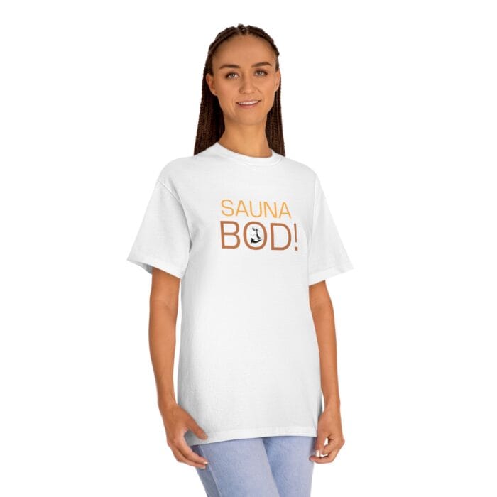 "Sauna Bod" | American Apparel Sauna Shirt | Unisex Classic Tee - Image 5