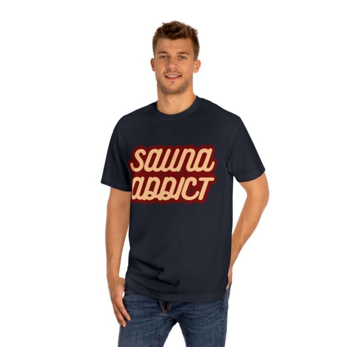 "Sauna Addict" | American Apparel Sauna Shirt | Unisex Classic Tee - Image 12