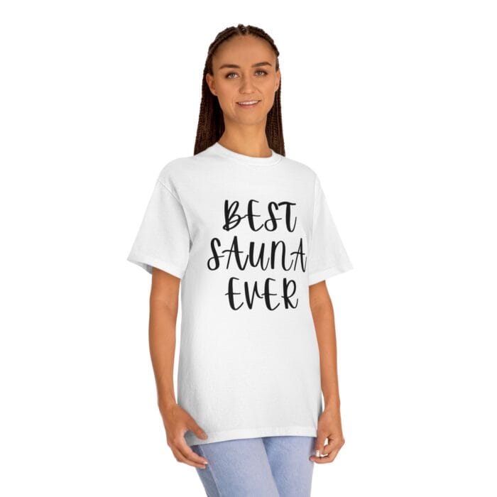 "Best Sauna Ever" | American Apparel Sauna Shirt | Unisex Classic Tee - Image 5