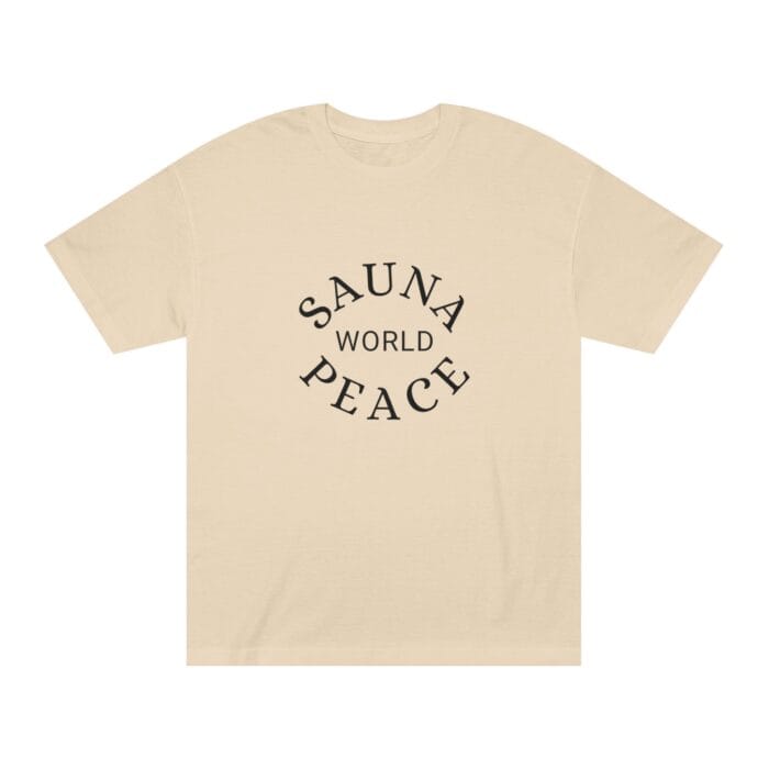 "Sauna World Peace" | American Apparel Sauna Shirt | Unisex Classic Tee - Image 2