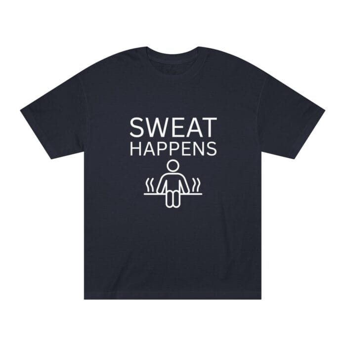 "Sweat Happens" | American Apparel Sauna Shirt | Unisex Classic Tee - Image 10
