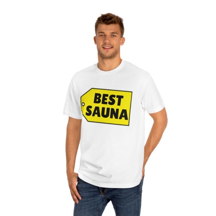 "Best Sauna" | American Apparel Sauna Shirt | Unisex Classic Tee - Image 6