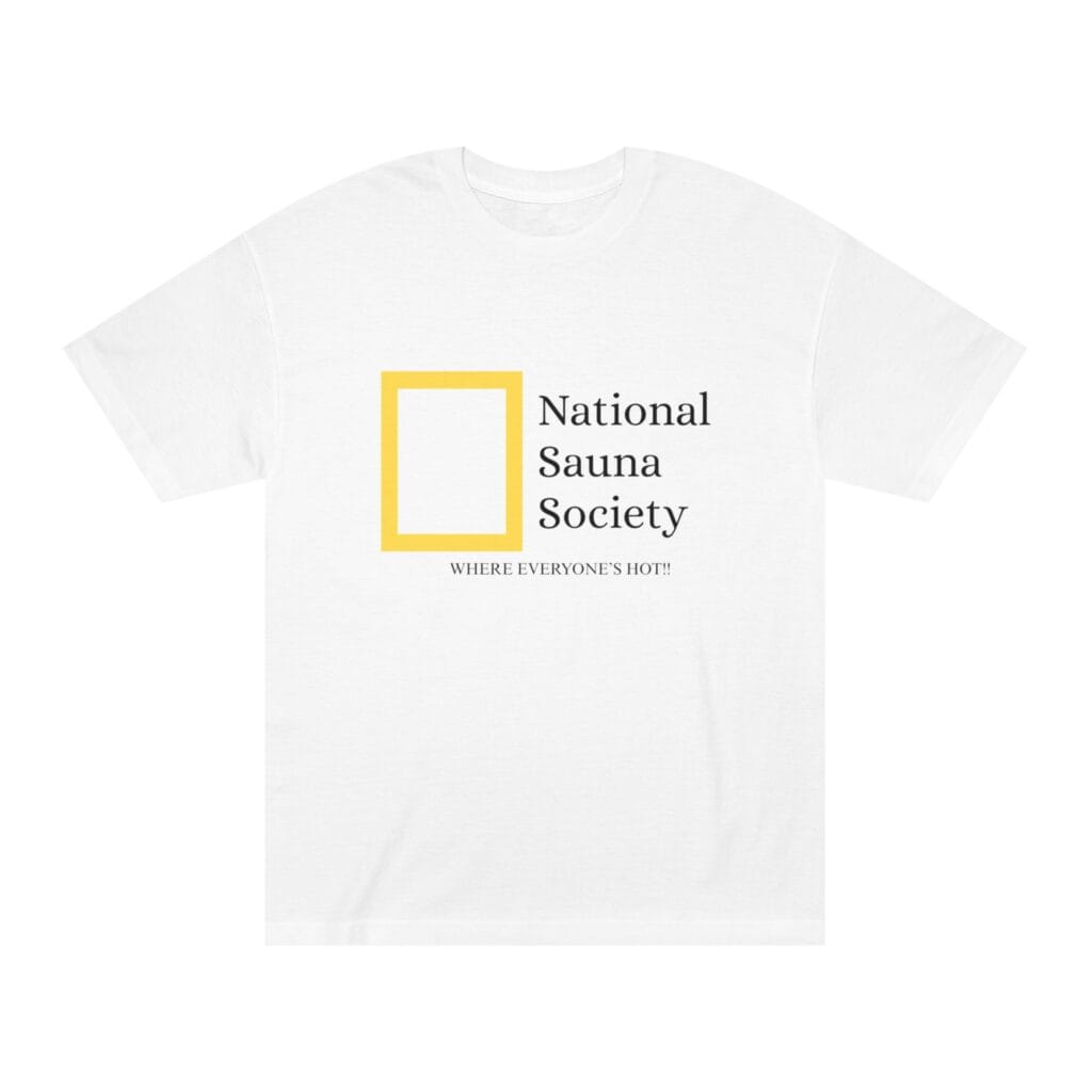 "National Sauna Society" | American Apparel Sauna Shirt | Unisex Classic Tee