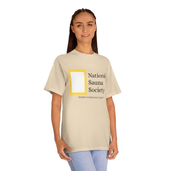 "National Sauna Society" | American Apparel Sauna Shirt | Unisex Classic Tee - Image 7