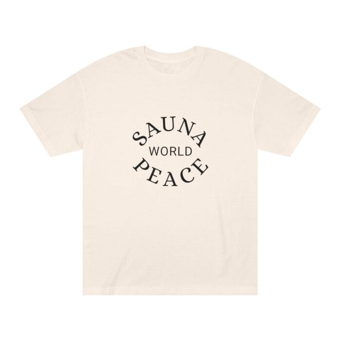 "Sauna World Peace" | American Apparel Sauna Shirt | Unisex Classic Tee - Image 3
