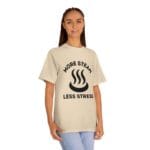 "More Steam Less Stress" | American Apparel Sauna Shirt | Unisex Classic Tee - Image 5