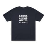 "Sauna Always Melted My Heart" | American Apparel Sauna Shirt | Unisex Classic Tee - Image 10