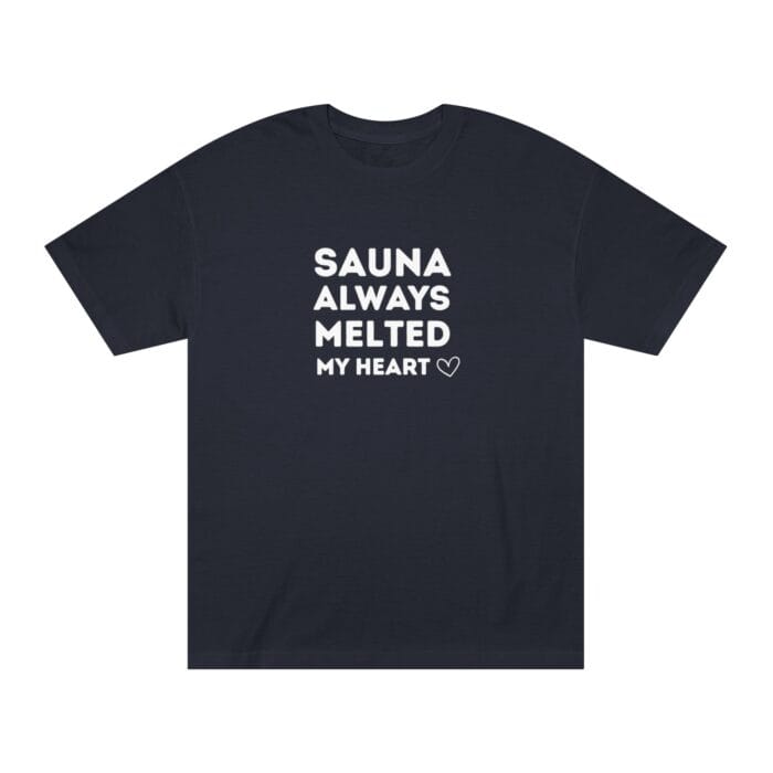 "Sauna Always Melted My Heart" | American Apparel Sauna Shirt | Unisex Classic Tee - Image 10
