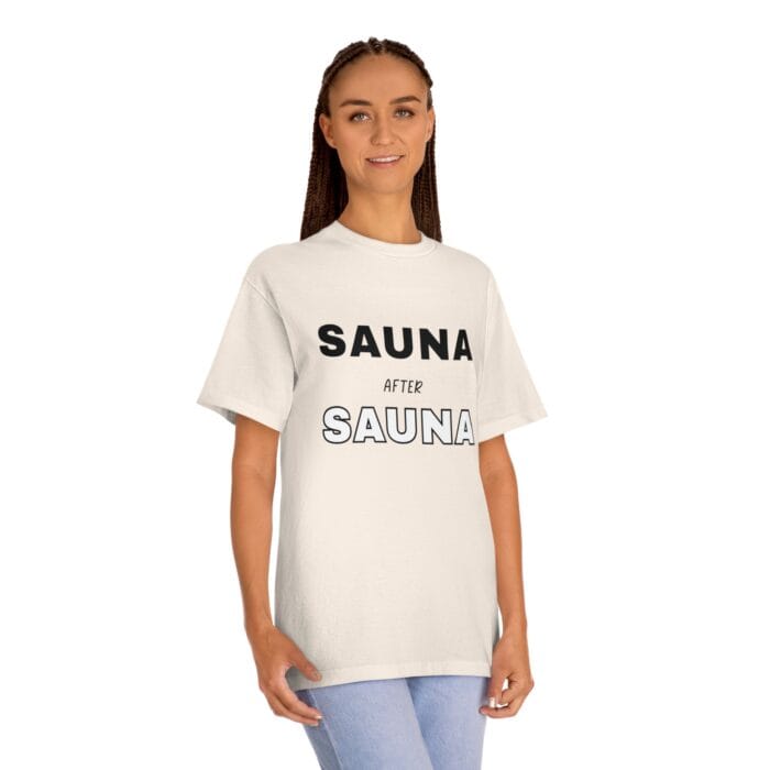 "Sauna After Sauna" | American Apparel Sauna Shirt | Unisex Classic Tee - Image 9