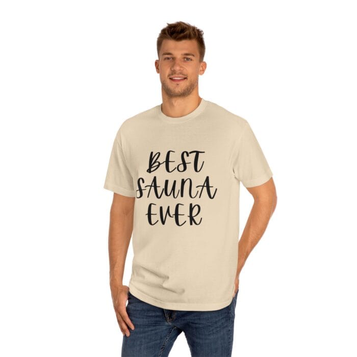 "Best Sauna Ever" | American Apparel Sauna Shirt | Unisex Classic Tee - Image 8