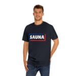 "Sauna Design" | American Apparel Sauna Shirt | Unisex Classic Tee - Image 12