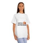 "Sauna Enthusiast" | American Apparel Sauna Shirt | Unisex Classic Tee - Image 5