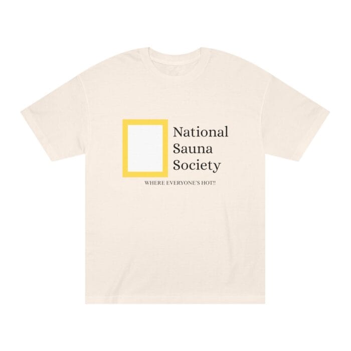 "National Sauna Society" | American Apparel Sauna Shirt | Unisex Classic Tee - Image 3