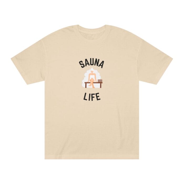 "Sauna Life" | American Apparel Sauna Shirt | Unisex Classic Tee - Image 2