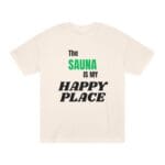 "The Sauna Is My Happy Place" | American Apparel Sauna Shirt | Unisex Classic Tee - Image 3