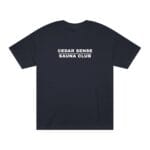 "Cedar Sense Sauna Club" | American Apparel Sauna Shirt | Unisex Classic Tee - Image 4
