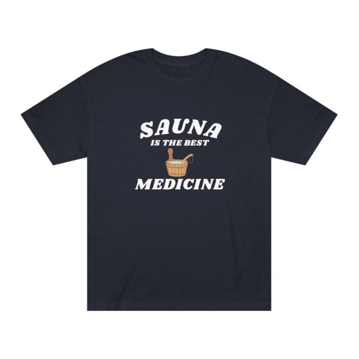 "Sauna Is The Best Medicine" | American Apparel Sauna Shirt | Unisex Classic Tee - Image 10
