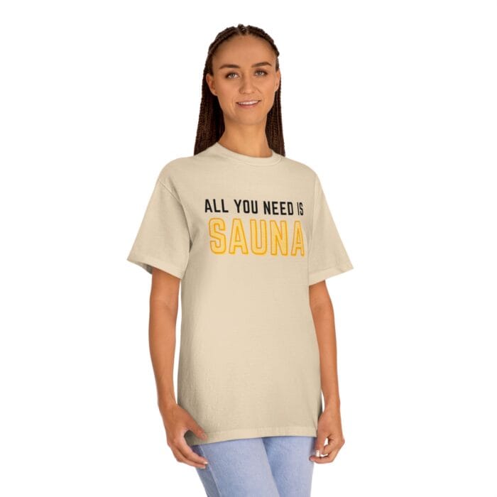 "All You Need Is Sauna" | American Apparel Sauna Shirt | Unisex Classic Tee - Image 7