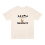 "Sauna Is The Best Medicine" | American Apparel Sauna Shirt | Unisex Classic Tee - Image 7