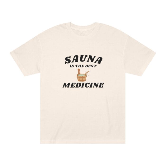 "Sauna Is The Best Medicine" | American Apparel Sauna Shirt | Unisex Classic Tee - Image 7