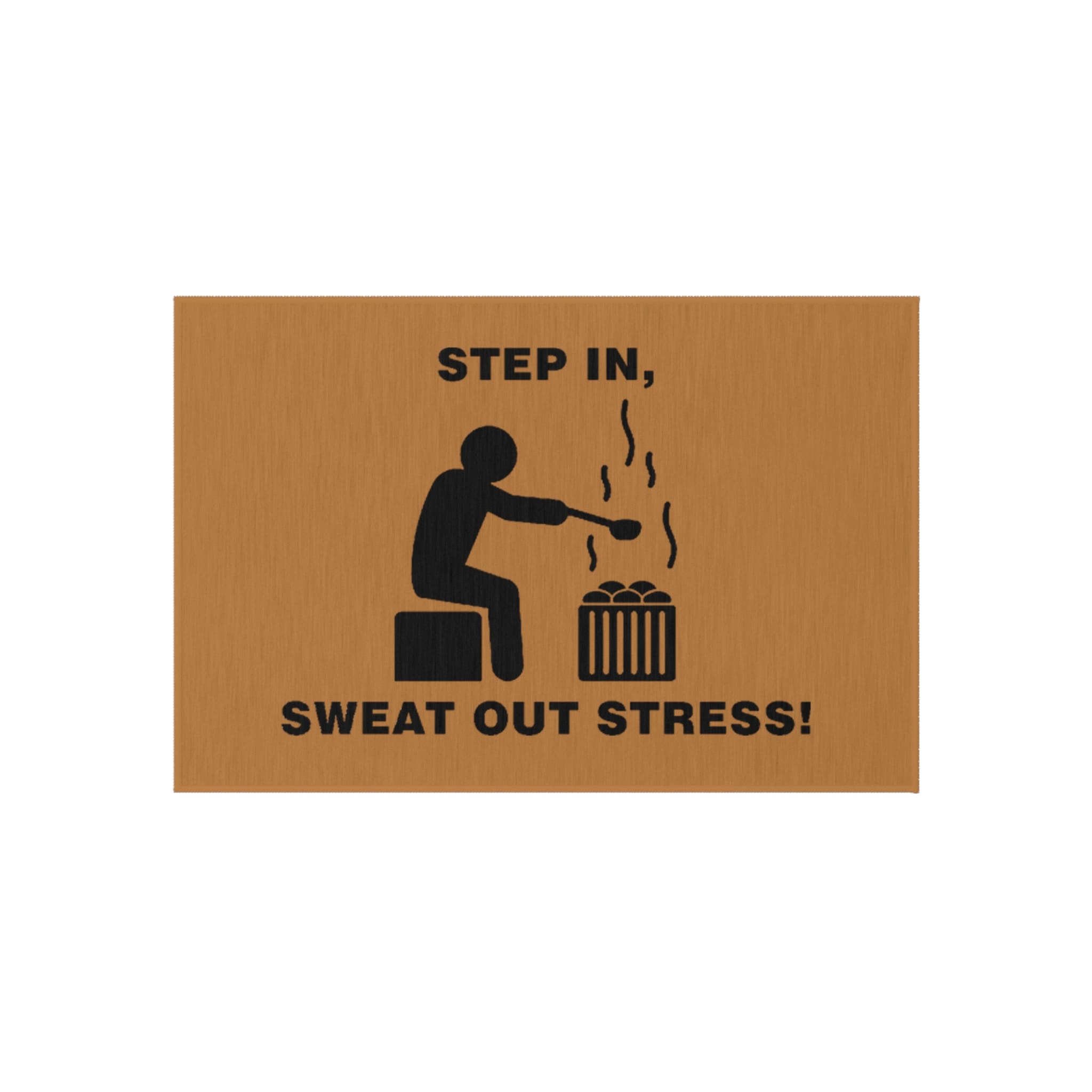 1840784192324374127_2048.jpeg Plush sauna mat 24x36 inches on patio near sauna flooring.