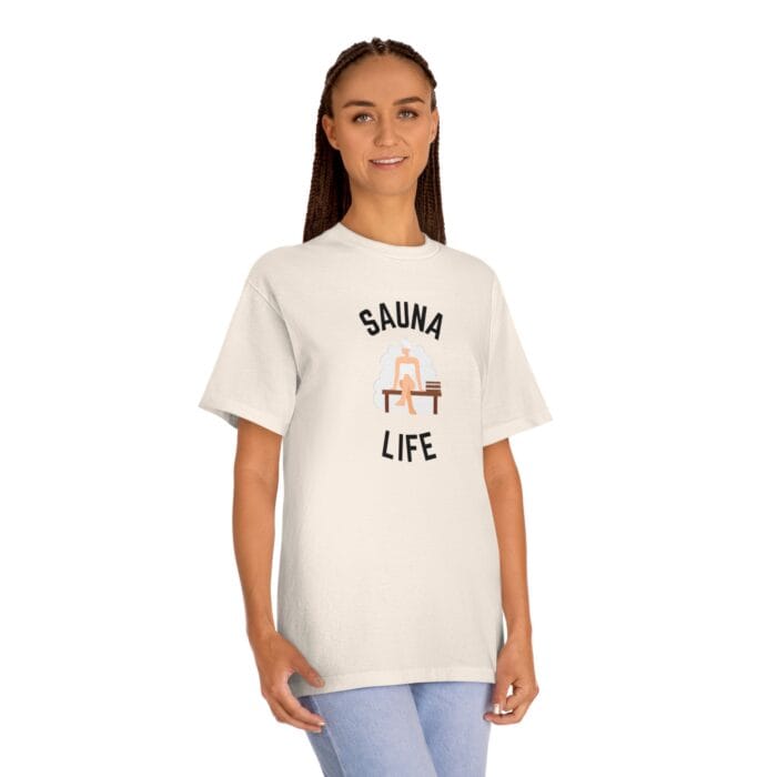 "Sauna Life" | American Apparel Sauna Shirt | Unisex Classic Tee - Image 9