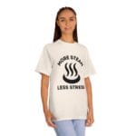 "More Steam Less Stress" | American Apparel Sauna Shirt | Unisex Classic Tee - Image 8