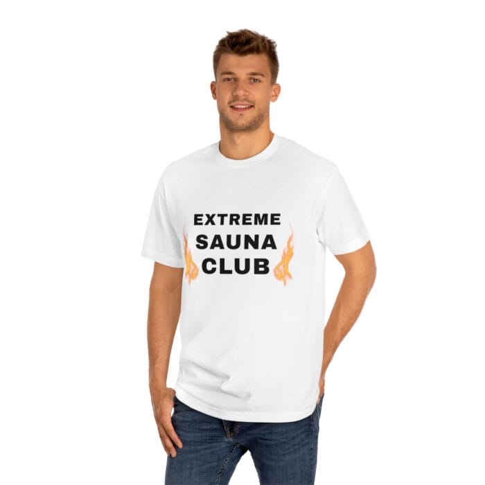 "Extreme Sauna Club" | American Apparel Sauna Shirt | Unisex Classic Tee - Image 6