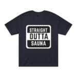 "Straight Outta Sauna" | American Apparel Sauna Shirt | Unisex Classic Tee - Image 10