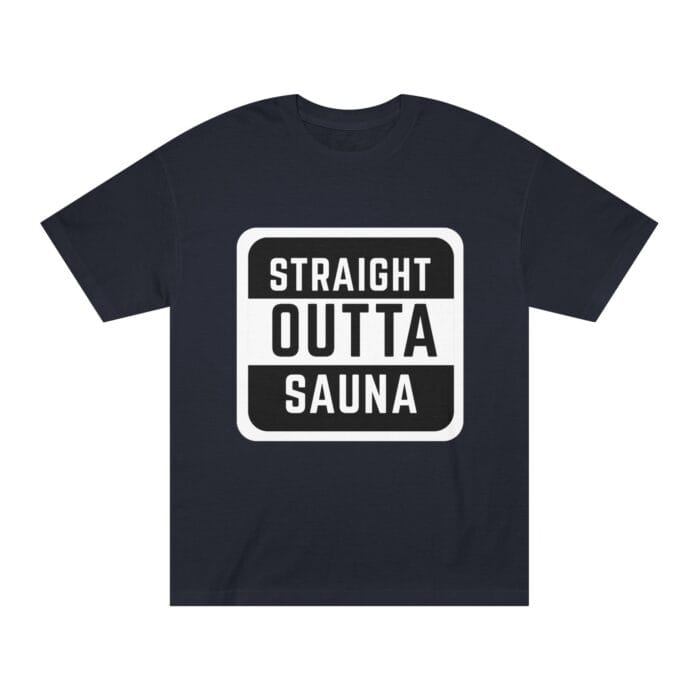 "Straight Outta Sauna" | American Apparel Sauna Shirt | Unisex Classic Tee - Image 10